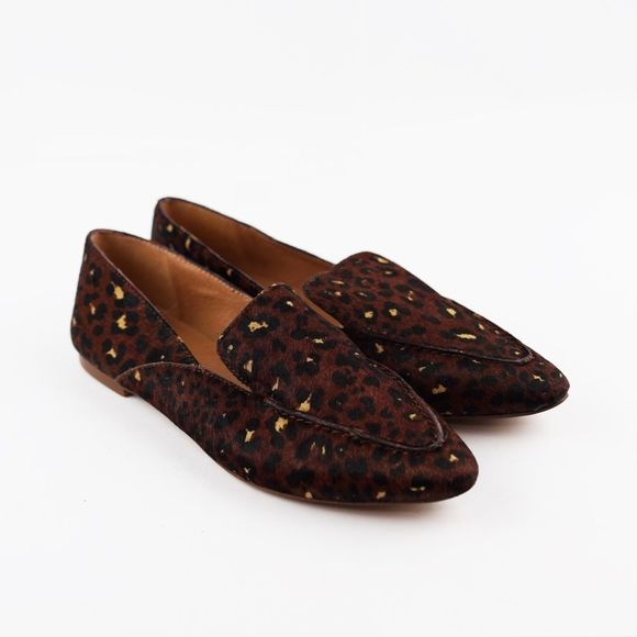 New MADEWELL Size 6 Frances Skimmer in Painted Leopard Calf Hair - Picture 4 of 5
